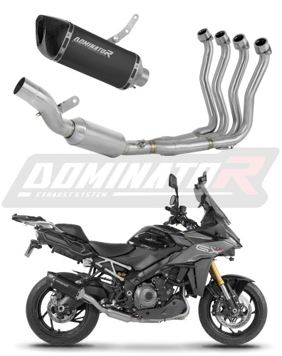 Полная система выхлопа Suzuki GSX-S 1000 GX 2025 - 2026 DOMINATOR HP6 черный