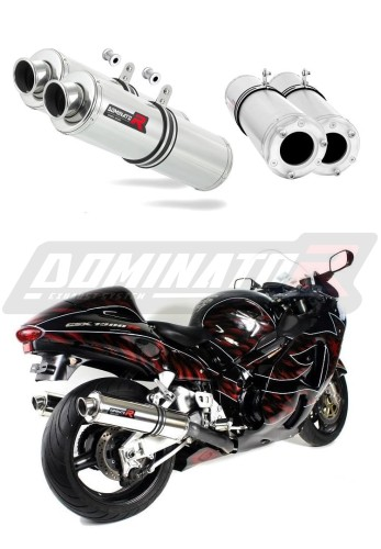 Прямоток Suzuki GSX-R 1300 Hayabusa 1999 - 2007 DOMINATOR круглый