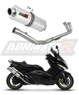 Полная система выхлопа YAMAHA T-MAX 500 2008 - 2011 DOMINATOR овальный