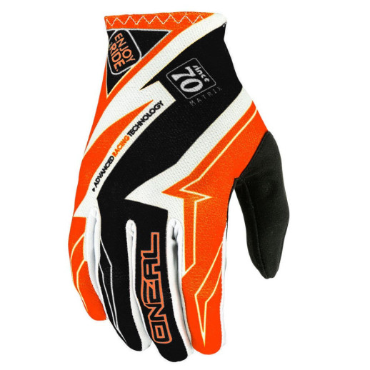 Рукавички O'Neal Matrix чорний/жовтогарячий