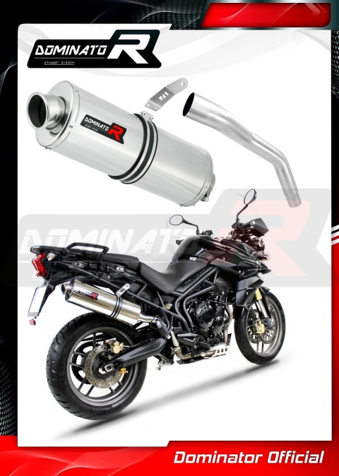 Прямоток DOMINATOR TRIUMPH TIGER 800 XC XR XRX XCX XRT XCA 2011 - 2014 овальный