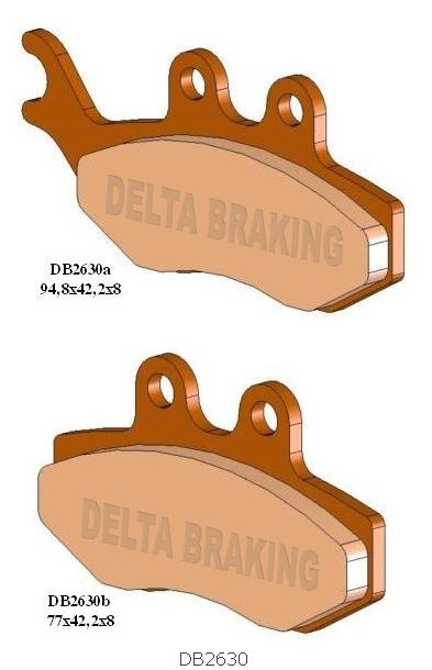Тормозные колодки DELTA BRAKING DB2630MX-D (FA194)