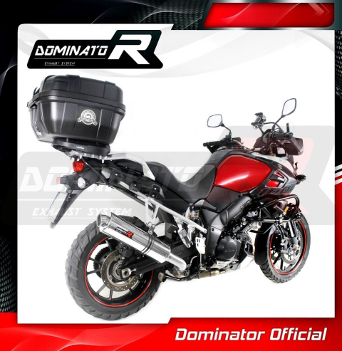Прямоток DOMINATOR SUZUKI DL 1000 V-STROM 2014 - 2016 круглый
