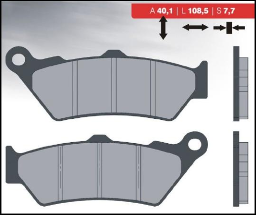 Гальмівні колодки BRENTA FT 4090 (FA209)