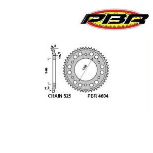 Приводная звезда PBR 4604 42