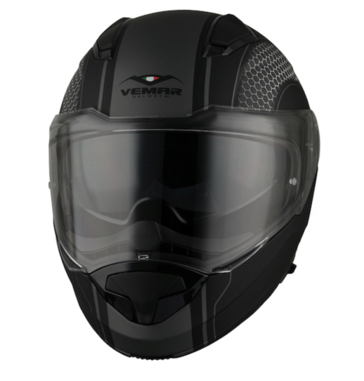 Шолом модуляр Vemar Sharki Hive Black. Розмір M.