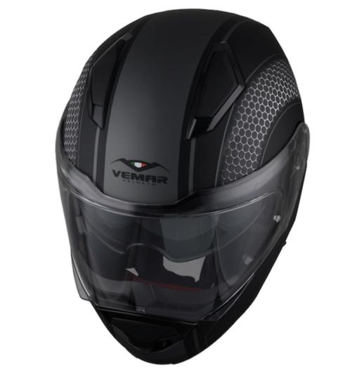 Шолом модуляр Vemar Sharki Hive Black. Розмір M.