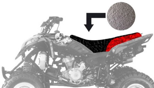 Обшивка сидіння POLARIS PREDATOR '04-'07 (11) BLACKBIRD E1Q20B