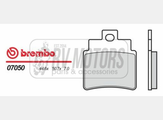 Гальмівні колодки BREMBO BRM 07050