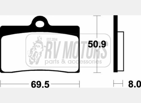 Тормозные колодки SBS 566RSI