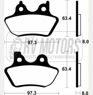 Тормозные колодки SBS 826H.LS