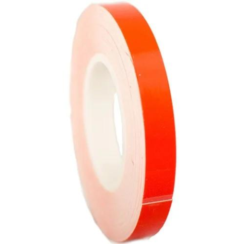 Наклейка на обод ярко-оранжевая NEW LABEL