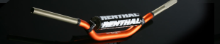 Алюминиевый руль RENTHAL 28.6 mm Twinwall Handlebar Оранжевый 994-01-OR-02-185
