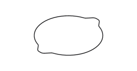 Прокладка крышки сцепления YAMAHA YZ 250 '03-'21 , YZ 250X '16-'21 ARTEIN GASKETS P025000005451