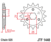 Приводная звезда JT JTF1448.15 (PBR 2069)