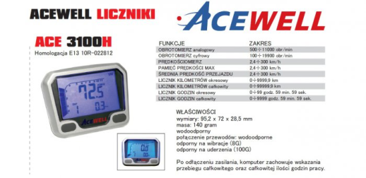 Універсальний спідометр ACEWELL ACE-3100H