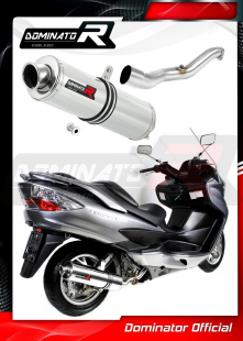 Прямоток DOMINATOR SUZUKI BURGMAN 400 2007 - 2016 круглый