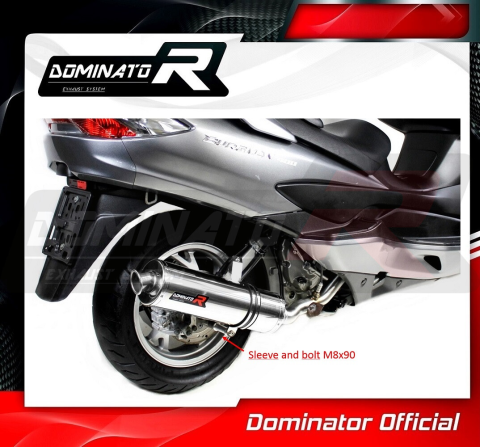 Прямоток DOMINATOR SUZUKI BURGMAN 400 2007 - 2016 круглый