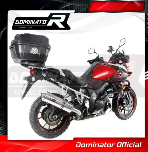 Прямоток DOMINATOR SUZUKI DL 1000 V-STROM 2014 - 2016 овальный