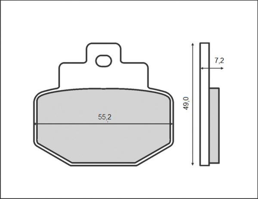 Гальмівні колодки BRENTA FT 3024 (FA321)