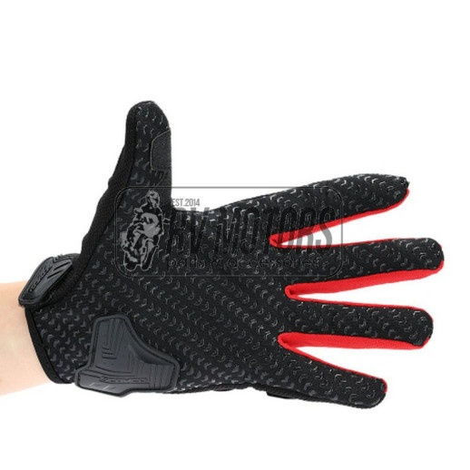 Рукавички SCOYCO MC-29 чорний/червоний