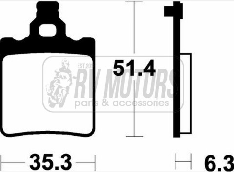 Тормозные колодки SBS 574RSI