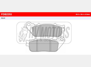 Тормозные колодки FERODO FDB2253ST