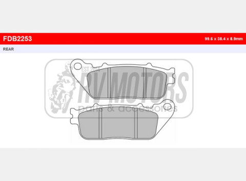 Тормозные колодки FERODO FDB2253ST