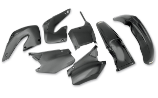 Комплект пластика UFO HONDA CR 125/250 '00-'01 (чёрный) (HO100E001) HOKIT100001