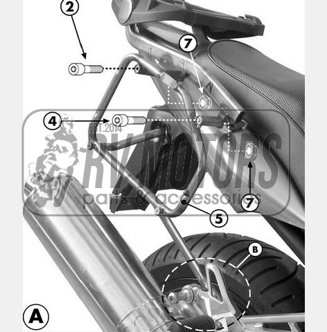 Кріплення під бічні кофри KAPPA Monokey Yamaha FZS 1000 KL349
