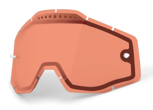 Стекло маски 100% RACECRAFT/ACCURI/STRATA Pink Anti-Fog 51006-016-02