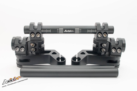 Многоуровневый руль ACCEL (22MM) спорт цвет чёрный MH-01BK