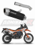 Прямоток KTM 890 Adventure / R 2021 - 2025 DOMINATOR S6 черный