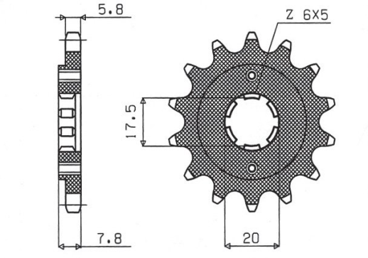 Привідна зірка SUNSTAR 39113 (JTF327.13)