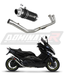 Полная система выхлопа YAMAHA T-MAX 500 2008 - 2011 DOMINATOR GP1 черный