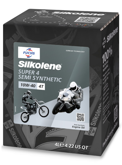 Моторна олива Silkolene Super 4 10w40 4л