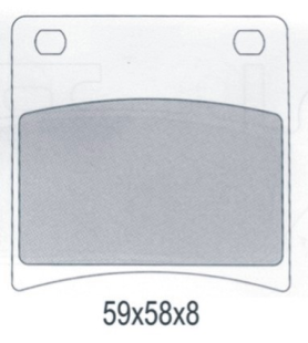 Тормозные колодки GALFER FD109G1651 (FA146)