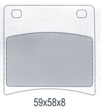 Гальмівні колодки GALFER FD109G1651 (FA146)