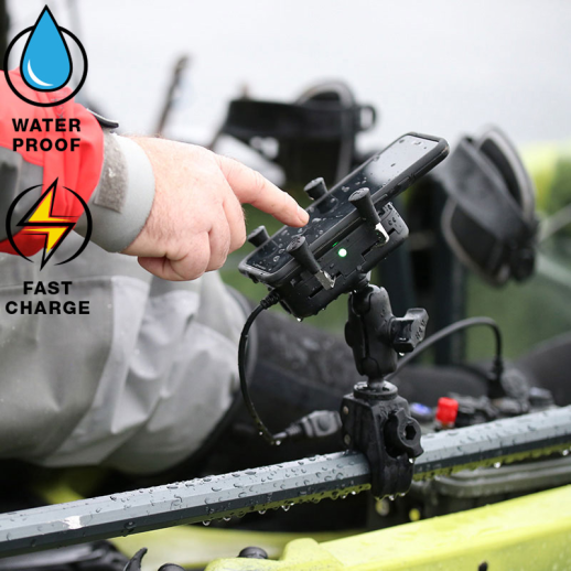 Кріплення для телефону з бездротовою зарядкою RAM Tough-Charge RAM-B-400-A-UN12W-V7M