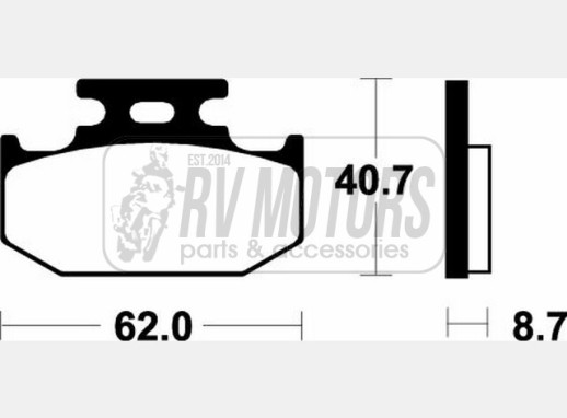 Гальмівні колодки SBS 632RSI