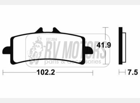Тормозные колодки SBS 841RS