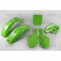 Комплект пластика UFO KAWASAKI KX 125 '88 (зелёный) (KA198E026) KAKIT198026