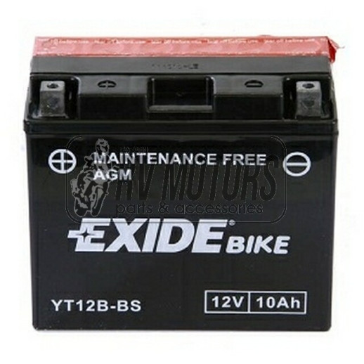 Акумулятор EXIDE ET12B-BS=YT12B-BS
