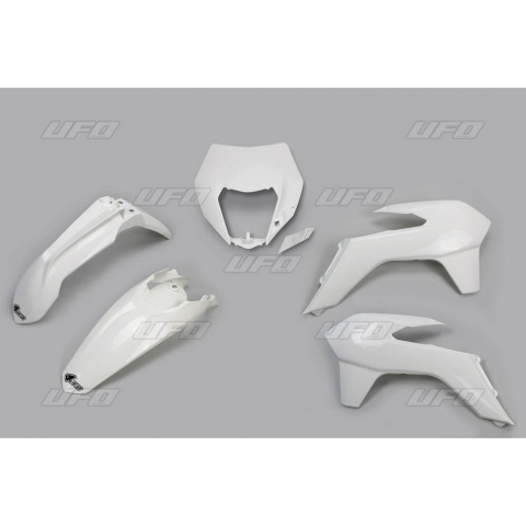 Комплект пластика UFO KTM EXC/EXCF '14-'16 (белый) (KT524E047) KTKIT524047