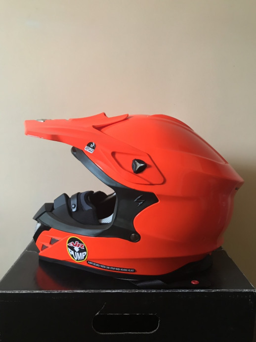 Шолом крос Scorpion VX-34 HI Viz Orange.