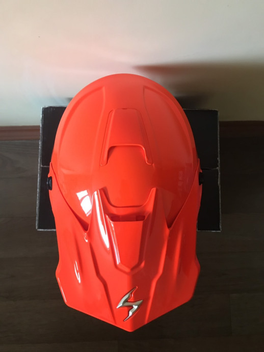 Шолом крос Scorpion VX-34 HI Viz Orange.