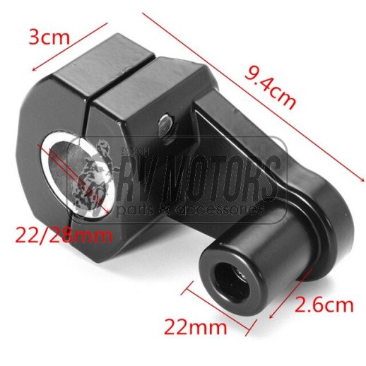 Регульовані проставки керма 22-28 мм 