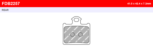 Гальмівні колодки FERODO FDB2257SG=FDB2257SG PLUS
