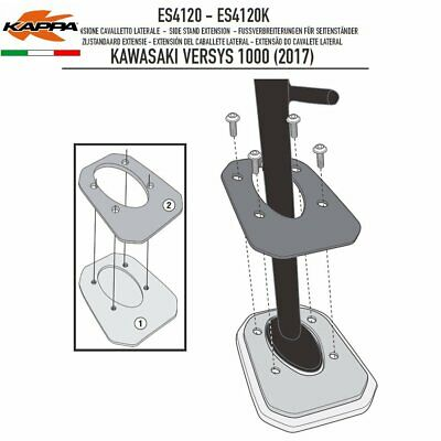 Розширення бічної підніжки KAWASAKI VERSYS 1000 (17) KAPPA ES4120K