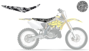 Обшивка сидения SUZUKI RMZ 450 '08-'12 BLACKBIRD E1330D